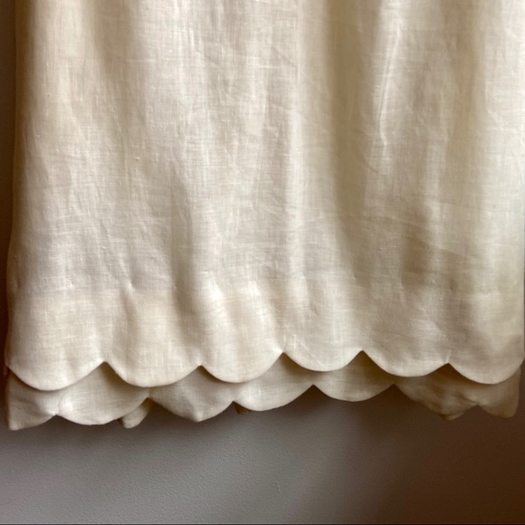 Original Calypso cream linen dress NWT L - Picture 3 of 9